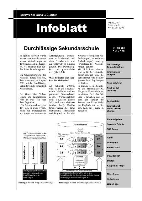 Infoblatt_September_2007 [PDF, 1.00 MB] - Sekundarschule Müllheim