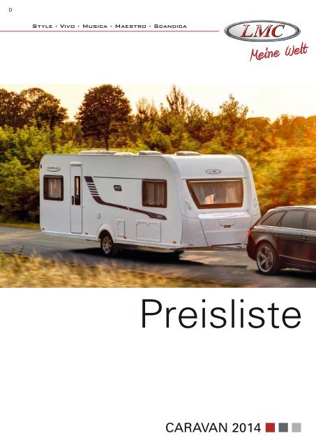 Wohnwagen Preisliste 2013/14 - LMC Caravan GmbH