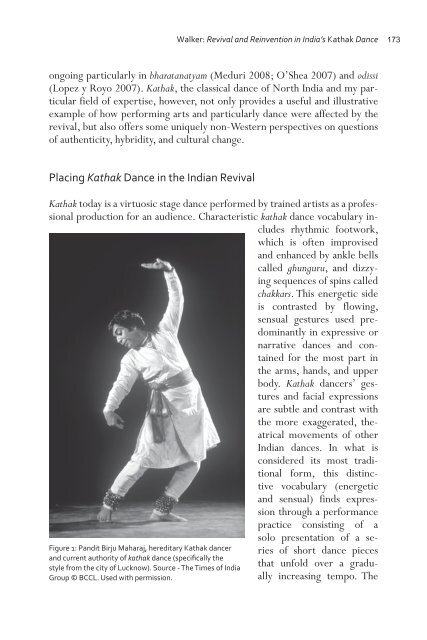 revival and reinvention in india's Kathak dance - University of Toronto