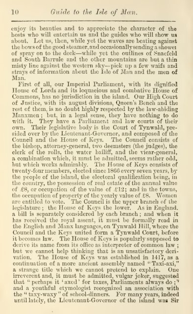 Ward & Lock's descriptive and pictorial guide to the Isle of Man ...
