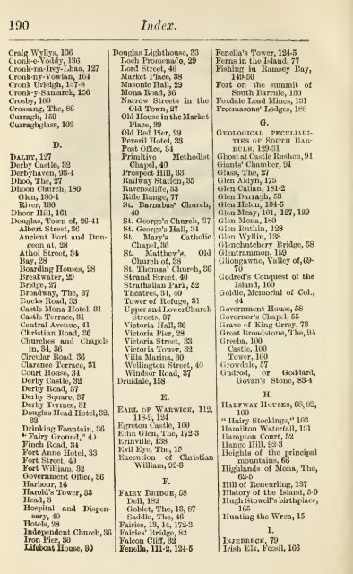 Ward & Lock's descriptive and pictorial guide to the Isle of Man ...