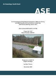 ASE front cover 3127 Dover Castle - Archaeology South-East