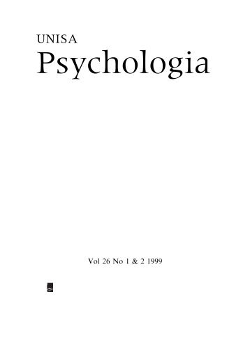 Psychologia - Unisa