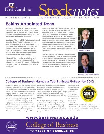 College of Business - East Carolina University