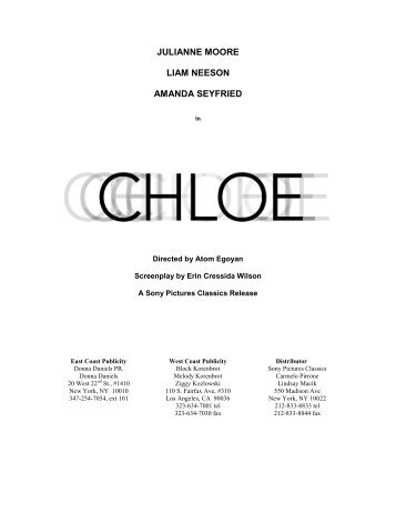 julianne moore liam neeson amanda seyfried - Sony Pictures Classics