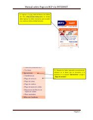 Manual de Pagos por Internet del BCP