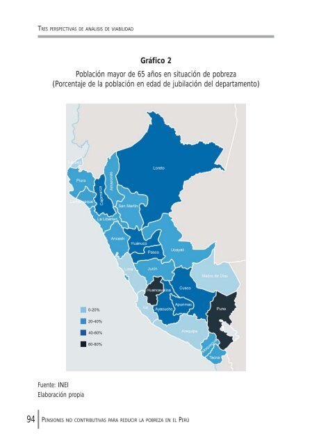 Pensiones no contributivas para reducir la pobreza en el PerÃº