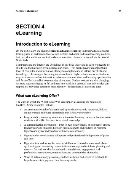 A tutor's guide to teaching and learning at UQ - TEDI - University of ...
