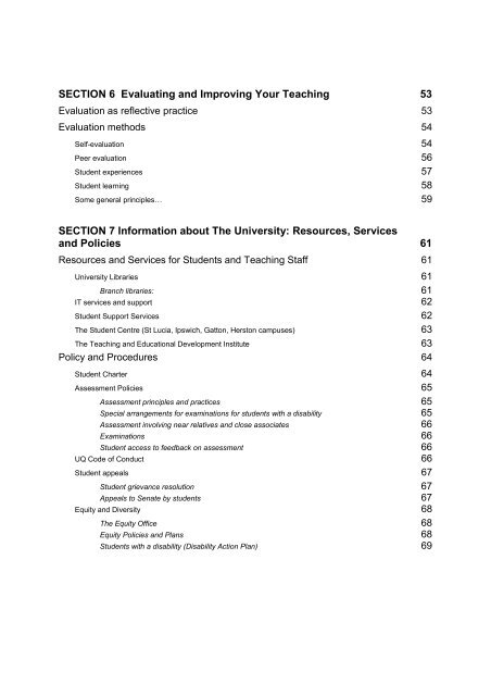 A tutor's guide to teaching and learning at UQ - TEDI - University of ...