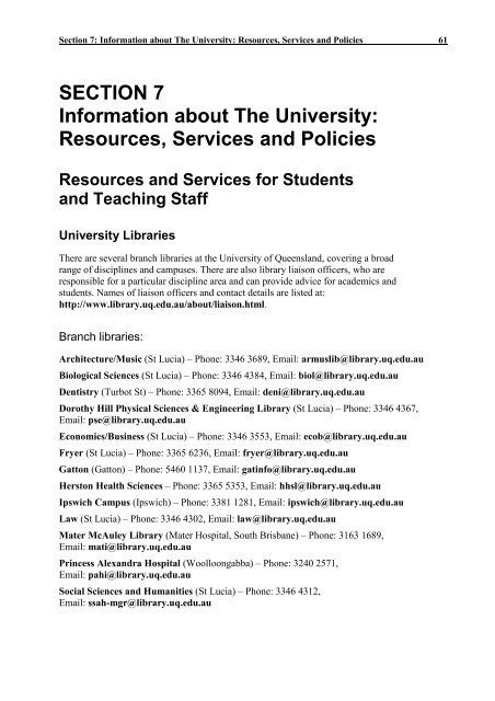 A tutor's guide to teaching and learning at UQ - TEDI - University of ...