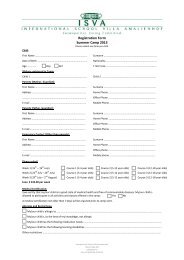 Registration form PDF - ISVA International School Villa Amalienhof