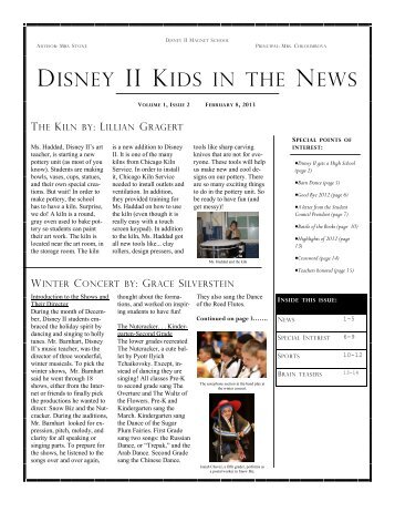 Disney II 2nd quarter paper.pdf - Disney II Elementary Magnet School