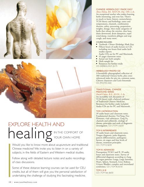 Wellness Magazine - Tao of Wellness