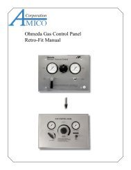 Ohmeda Gas Control Panel Retro-Fit Manual - KSM-MEDICAL.com