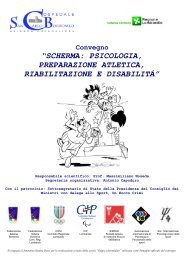 Scherma: psicologia, preparazione atletica, riabilitazione e disabilita