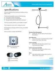 Retractable Electrical Receptacle - KSM-MEDICAL.com