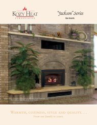 Brochure - Ashwood Hearth & Home Energy & Fireplace