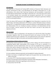 RTI Fellowship - Right to Information Act