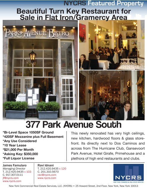 377 Park Avenue South - Jamesfamularo.com