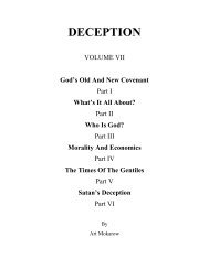 DECEPTION - God's Puzzle Solved