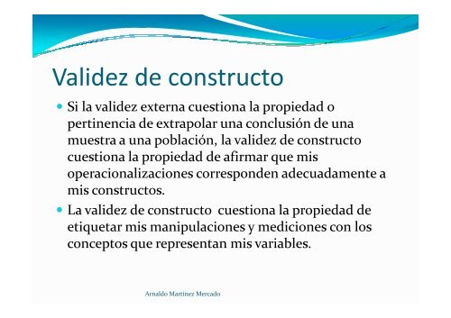 Validez y confiabilidad