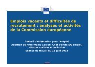 Présentation W. Goelen, Commission européenne - COE