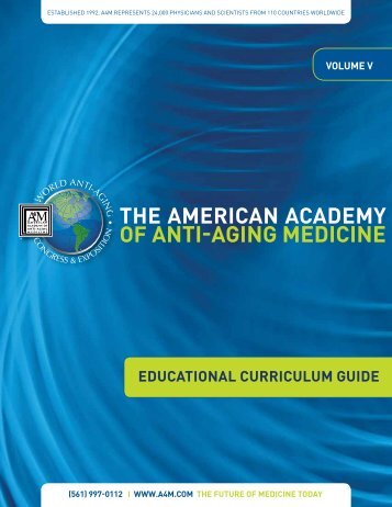 Education Curriculum Guide [PDF] - American Academy of Anti ...
