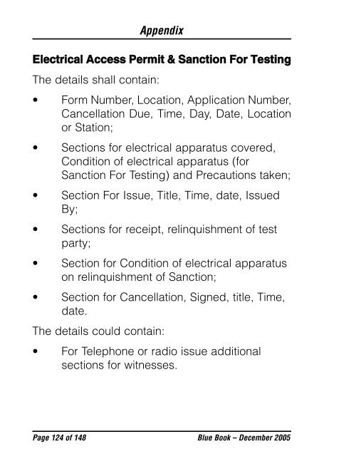 code of practice of electrical safety for work on or near high voltage