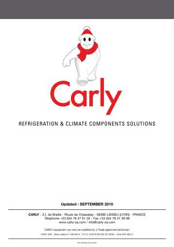 REFRIGERATION & CLIMATE COMPONENTS SOLUTIONS - Berling