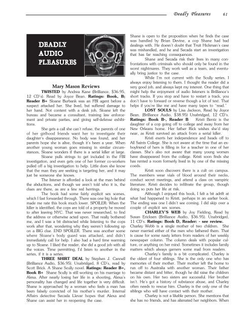 DP54Cover - Deadly Pleasures