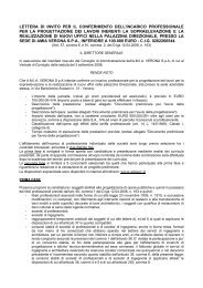 lettera di invito per il conferimento dell'incarico professionale ... - Amia