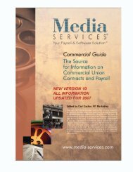 Media Services Commercial Guide V 10.0 - Showbiz Software