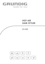 hair styler hs 6580 - Grundig