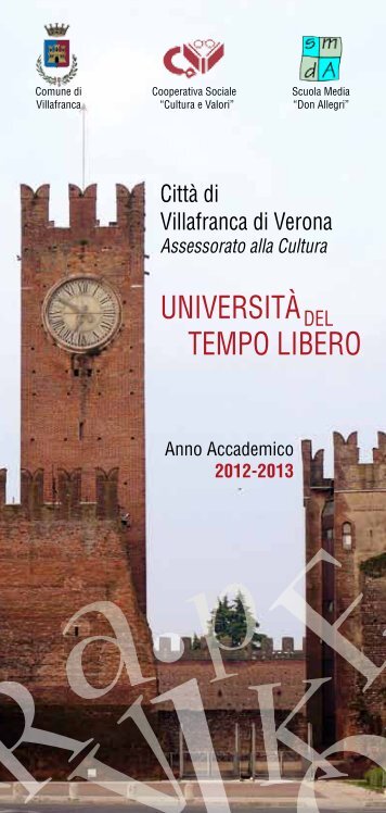 universitÃ  tempo libero - Comune di VILLAFRANCA DI VERONA