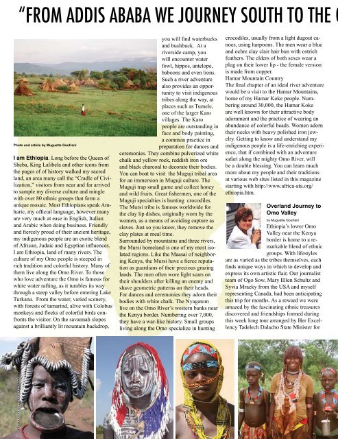 ETHIOPIA MILLENNIUM EDITION - Travel Magazine