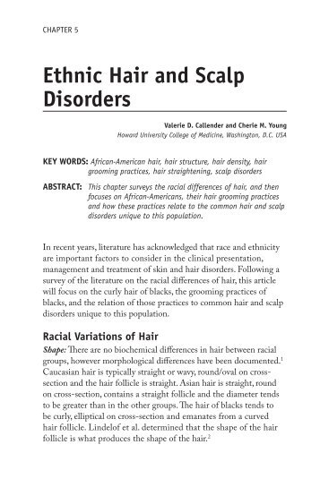 Ethnic Hair and Scalp Disorders - Alluredbooks.com