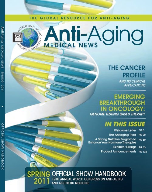 SPRING 2011 - American Academy of Anti-Aging Medicine