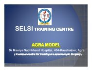 AGRA Laparoscopic Training Centre - Selsi