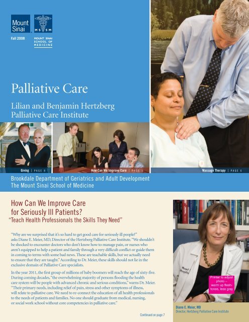 Palliative Care - Mount Sinai Hospital