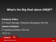 What's the big deal about AMQP 1.0? - Red Hat Summit