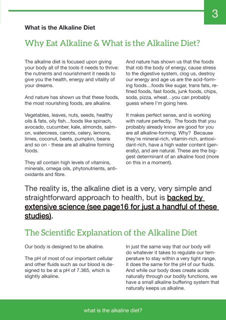 Alkaline Diet Chart