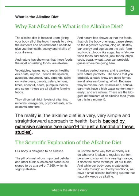 Alkaline Diet Food Chart