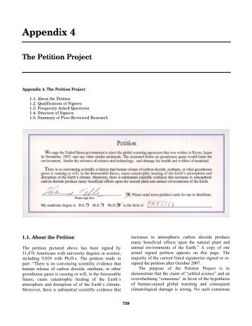 Appendix 4 The Petition Project - Archipielago Libertad