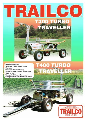 T300-400 Turbo Brochure - Pivot Irrigation and Pumping