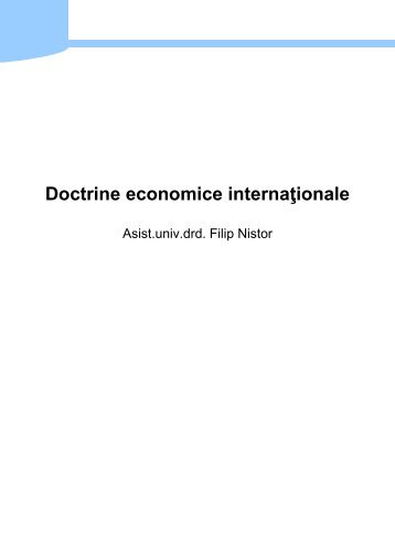 Doctrine economice internaţionale