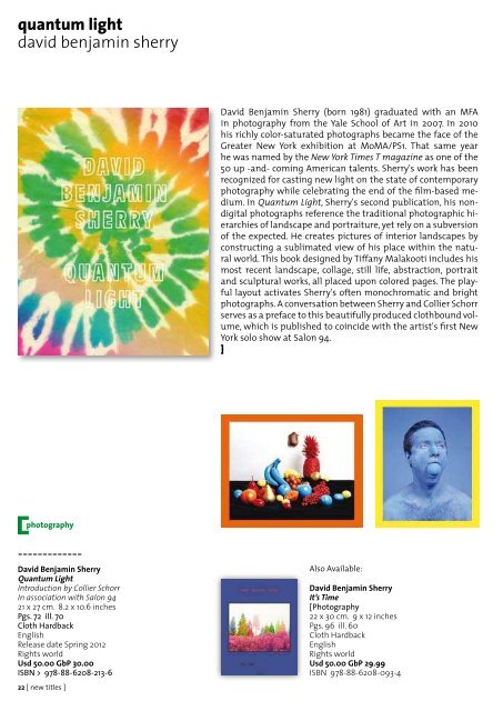 catalogue Spring 2012 - exhibitions international