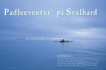 10-14 Padling på Svalbard - Friluftsliv