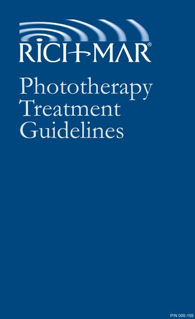 Phototherapy Treatment Manual - Rich-Mar Corporation