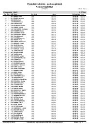 9 170 m by category - Sportsoft