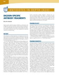 Digoxin-Specific Antibody Fragments - Goldfrank's Toxicologic ...